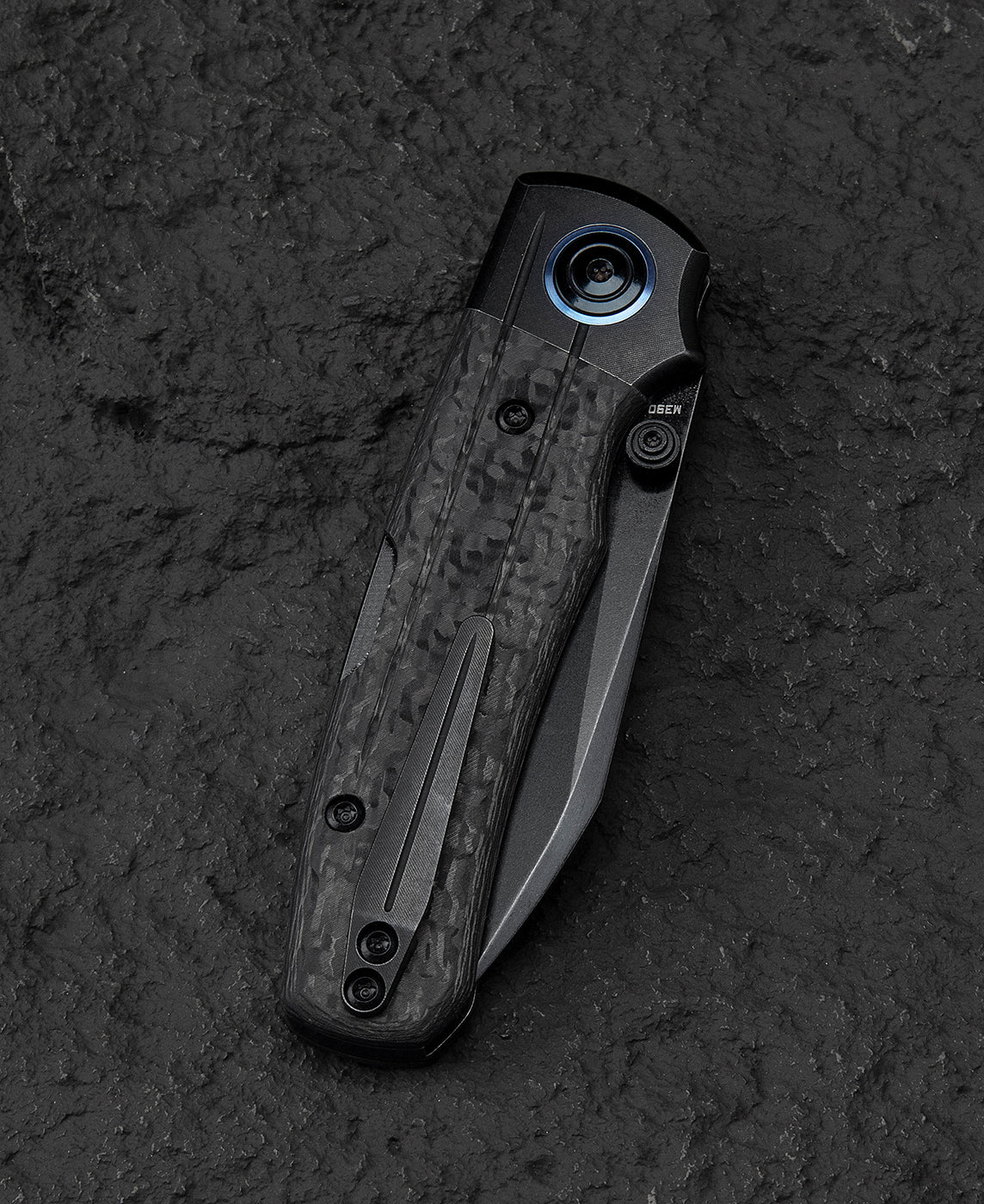 Bestech Tonic BT2204E M390 Blade Titanium+Carbon Fiber Inlay Handle Back Lock Folding Knife