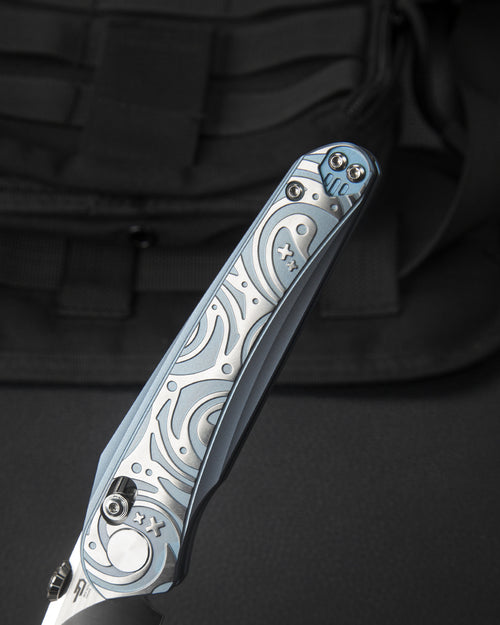 Bestech Mothus BT2206A M390 Blade Titanium Handle Crossbar Lock Folding Knife