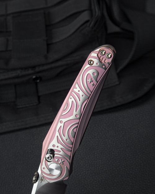 Bestech Mothus BT2206D M390 Blade Titanium Handle Crossbar Lock Folding Knife