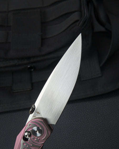 Bestech Mothus BT2206E M390 Blade Titanium Handle Crossbar Lock Folding Knife