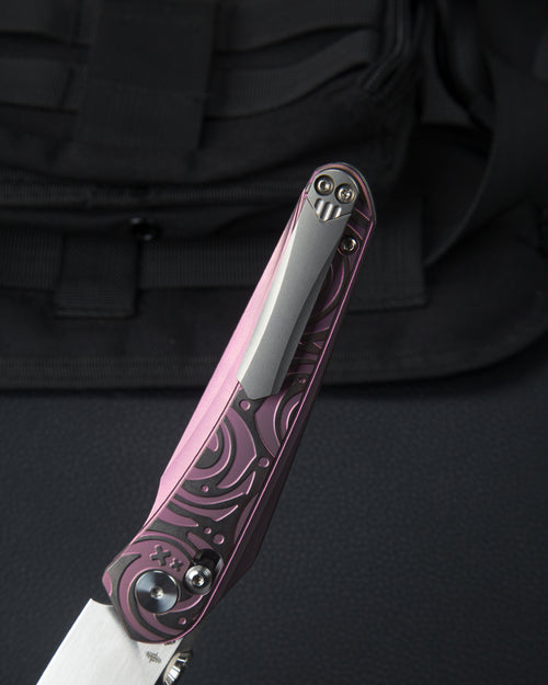 Bestech Mothus BT2206E M390 Blade Titanium Handle Crossbar Lock Folding Knife