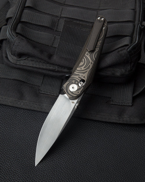 Bestech Mothus BT2206F M390 Blade Titanium Handle Crossbar Lock Folding Knife