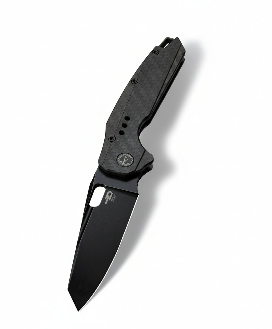Bestech Nyxie BT2209D CPM-S35VN Blade Titanium +Carbon Fiber Handle Frame Lock Folding Knife