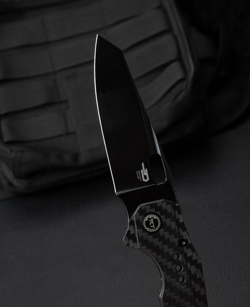 Bestech Nyxie BT2209D CPM-S35VN Blade Titanium +Carbon Fiber Handle Frame Lock Folding Knife