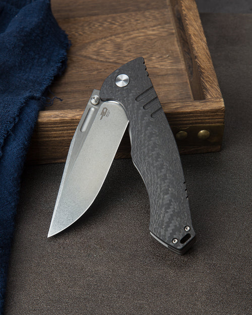 Bestech Keen II BT2301A CPM-S35VN Blade Titanium +Carbon Fiber Handle Frame Lock Folding Knife