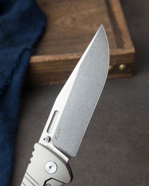 Bestech Keen II BT2301A CPM-S35VN Blade Titanium +Carbon Fiber Handle Frame Lock Folding Knife