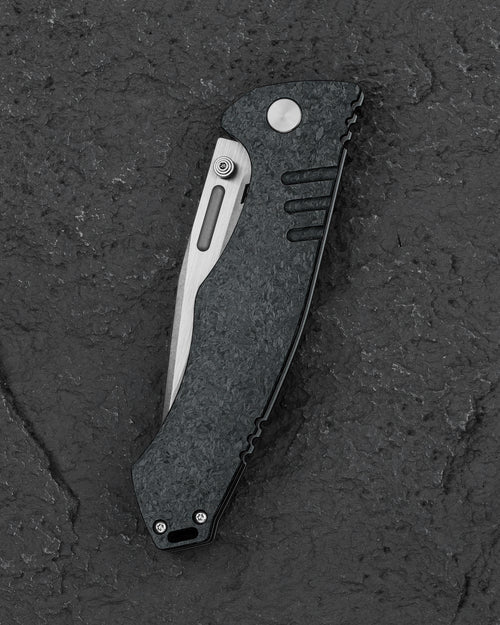 Bestech Keen II BT2301B CPM-S35VN Blade Titanium +Carbon Fiber Handle Frame Lock Folding Knife