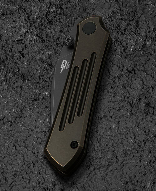 Bestech Icarus BT2302B M390 Blade Titanium Handle Frame Lock Folding Knife