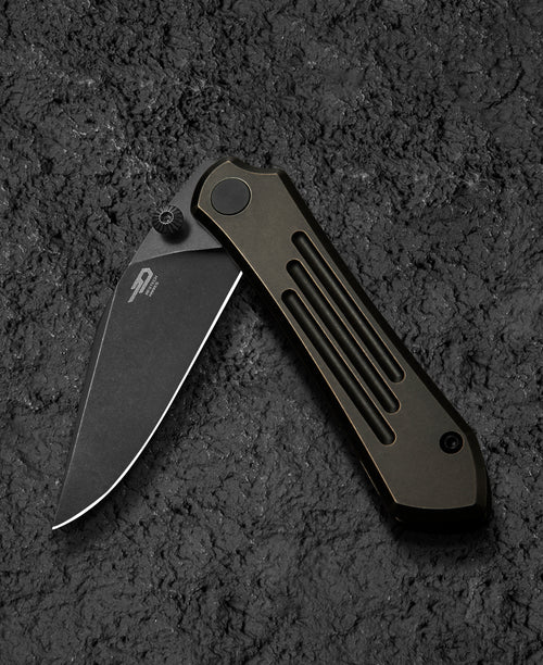 Bestech Icarus BT2302B M390 Blade Titanium Handle Frame Lock Folding Knife