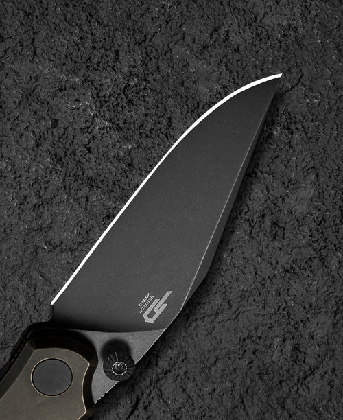 Bestech Icarus BT2302B M390 Blade Titanium Handle Frame Lock Folding Knife