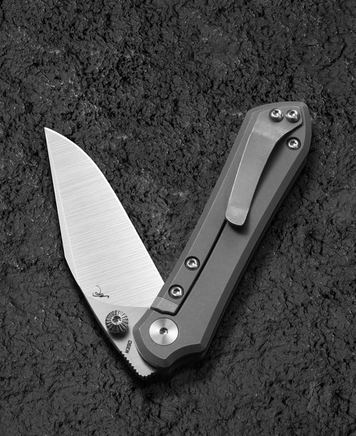 Bestech Icarus BT2302C M390 Blade Titanium Handle Frame Lock Folding Knife