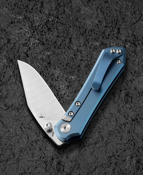 Bestech Icarus BT2302E M390 Blade Titanium Handle Frame Lock Folding Knife