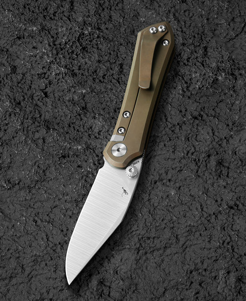Bestech Icarus BT2302F M390 Blade Titanium Handle Frame Lock Folding Knife