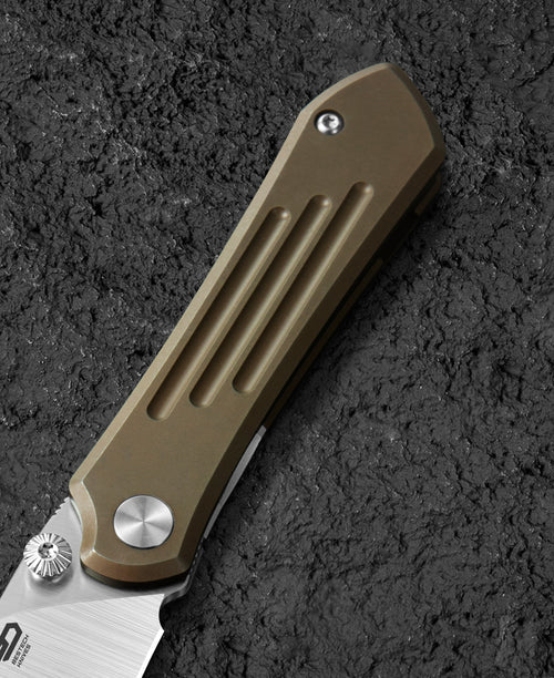 Bestech Icarus BT2302F M390 Blade Titanium Handle Frame Lock Folding Knife