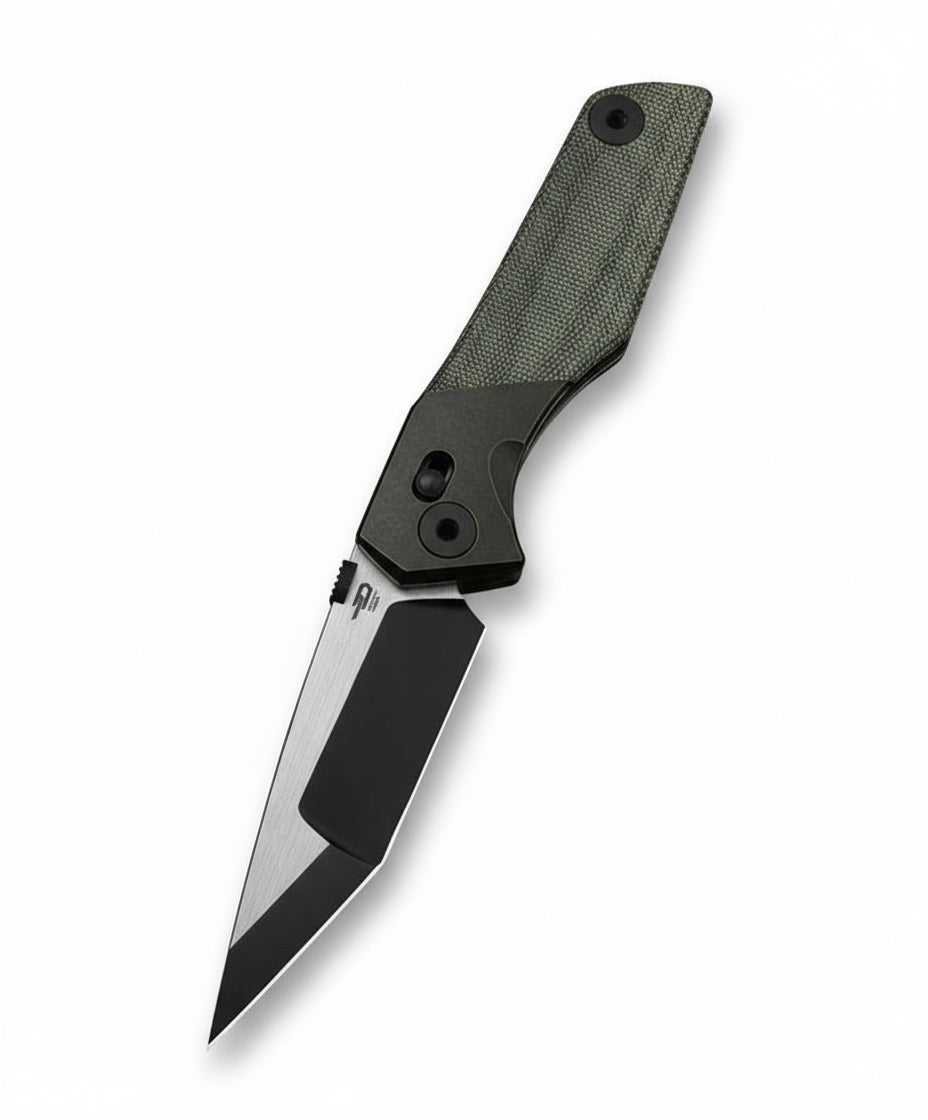 Bestech Cetus BT2304A M390 Blade Titanium+Micarta Handle Crossbar Lock Folding Knife