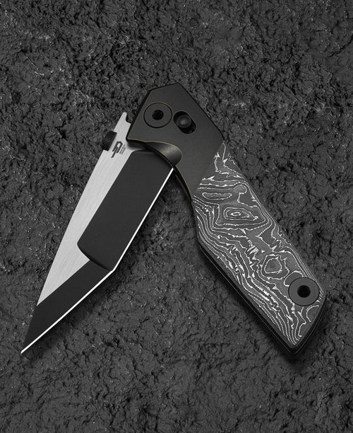 Bestech Cetus BT2304C M390 Blade Titanium+Carbon Fiber Handle Crossbar Lock Folding Knife