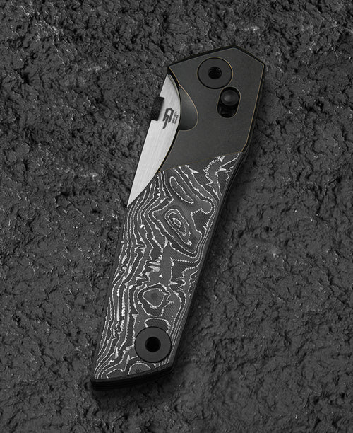 Bestech Cetus BT2304C M390 Blade Titanium+Carbon Fiber Handle Crossbar Lock Folding Knife