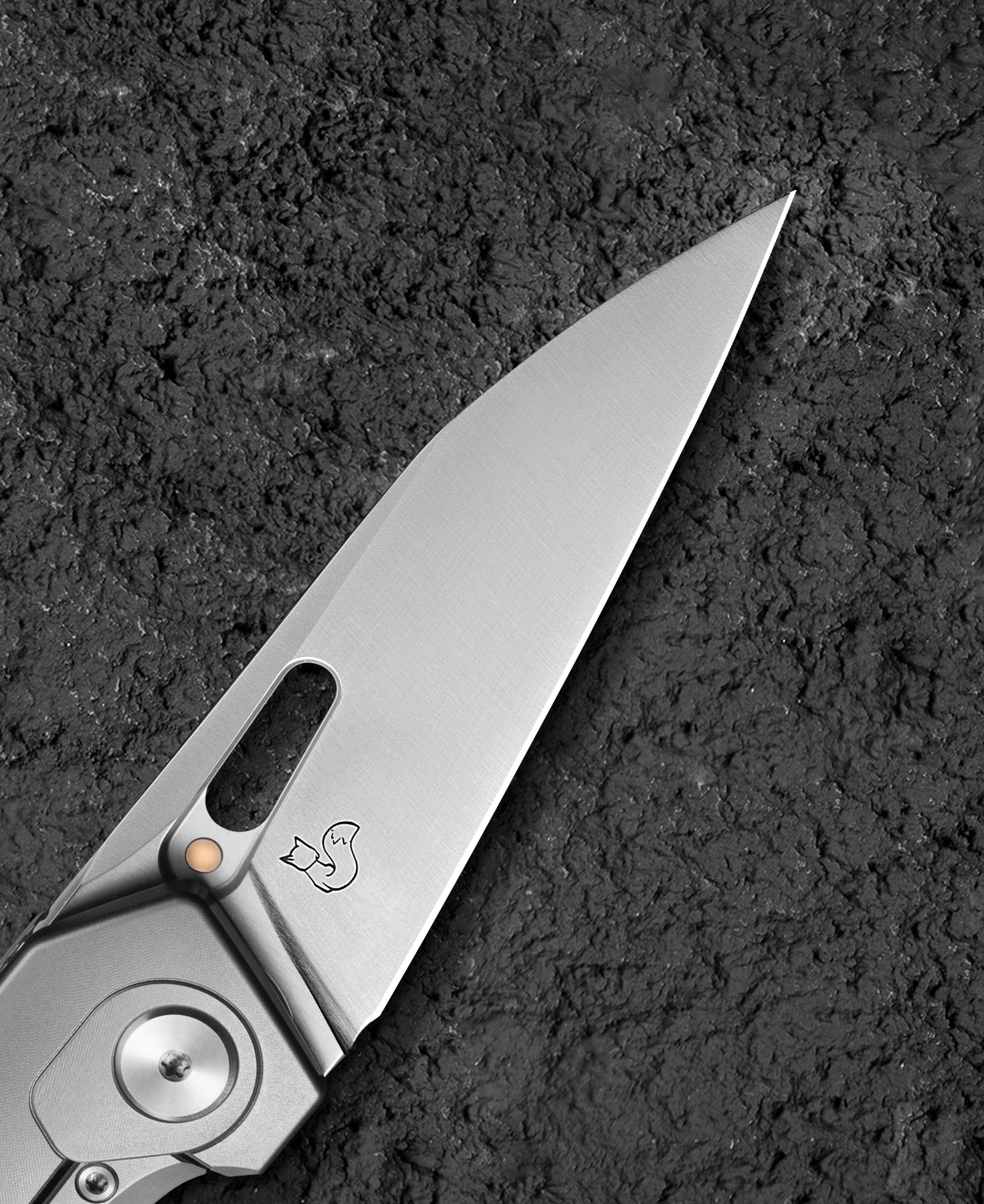 Bestech VK-VOID BT2305A Satin Elmax Blade Titanium Handle Frame Lock Folding Knife