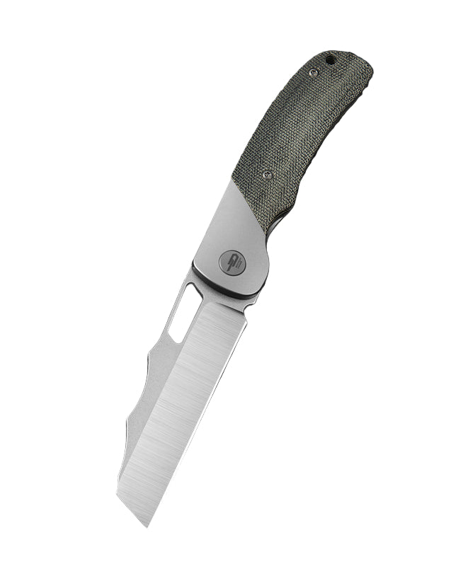 Bestech SYN BT2306B Elmax Blade Titanium+Micarta Handle Frame Lock Folding Knife