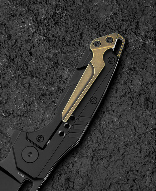 Bestech Nyxie 3 BT2308D CPM-S35VN Blade Marble Carbon Fiber Titanium Handle Frame Lock Folding Knife