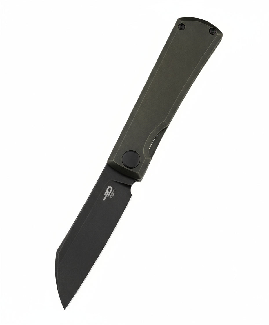 Bestech Bruv BT2401B M390 Blade Titanium Handle Frame Lock Folding Knife