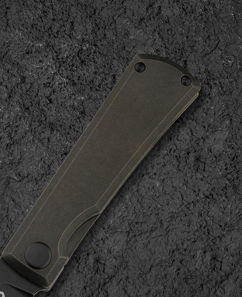 Bestech Bruv BT2401B M390 Blade Titanium Handle Frame Lock Folding Knife
