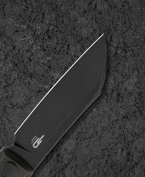 Bestech Bruv BT2401B M390 Blade Titanium Handle Frame Lock Folding Knife