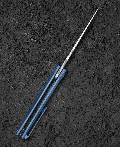 Bestech Sambac BT2402D MagnaCut Blade Titanium+Fat Carbon Fiber Handle Frame Lock Folding Knife