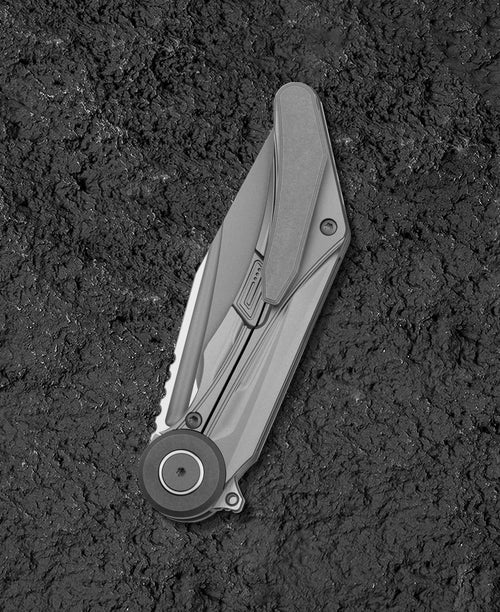 Bestech Seraph T2403A M390 Blade Titanium Handle Frame Lock Folding Knife