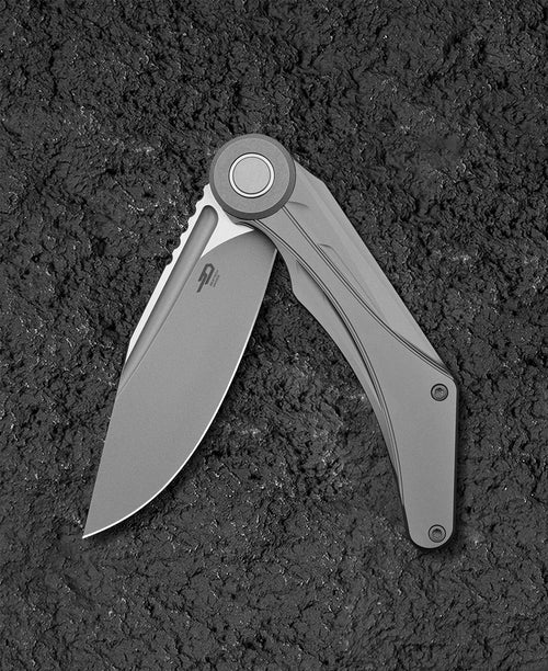 Bestech Seraph T2403A M390 Blade Titanium Handle Frame Lock Folding Knife