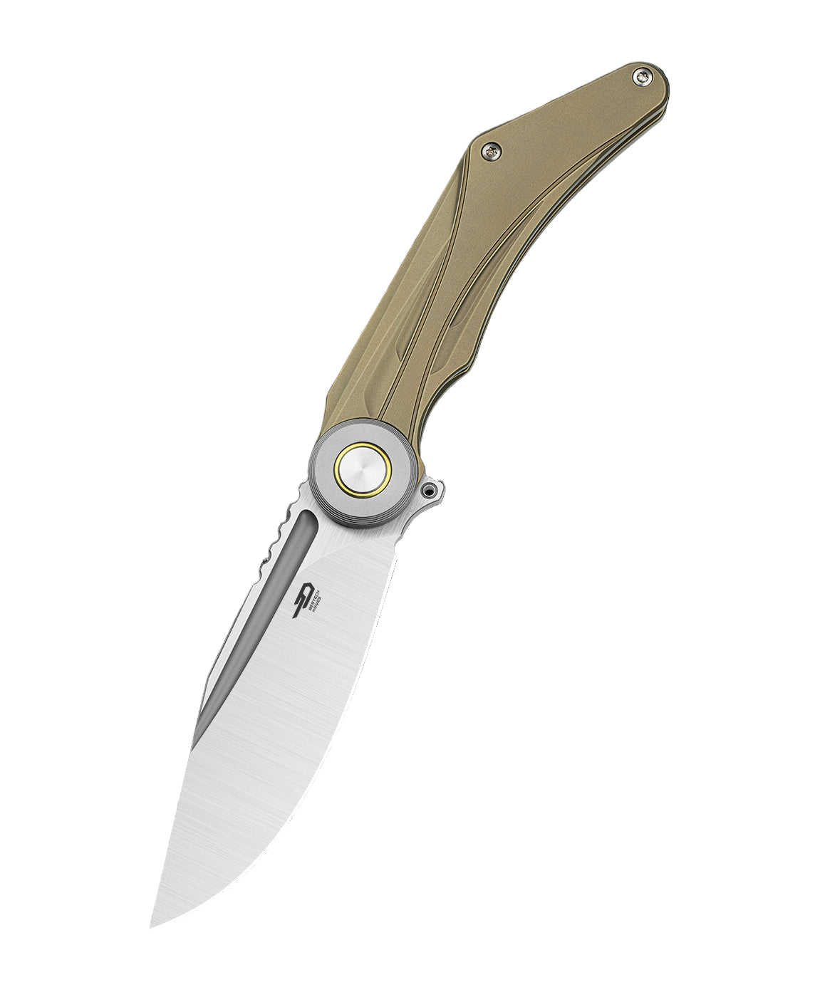 Bestech Seraph BT2403B M390 Blade Titanium Handle Frame Lock Folding Knife