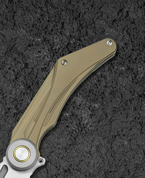 Bestech Seraph BT2403B M390 Blade Titanium Handle Frame Lock Folding Knife