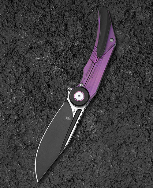 Bestech Seraph BT2403C M390 Blade Titanium Handle Frame Lock Folding Knife