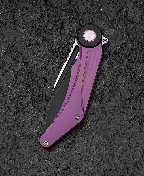 Bestech Seraph BT2403C M390 Blade Titanium Handle Frame Lock Folding Knife