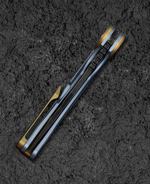 Bestech Seraph BT2403D M390 Blade Titanium Handle Frame Lock Folding Knife