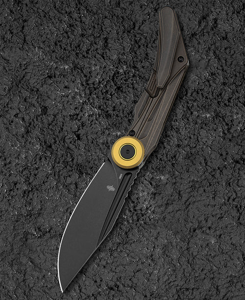 Bestech Seraph BT2403E M390 Blade Titanium Handle Frame Lock Folding Knife