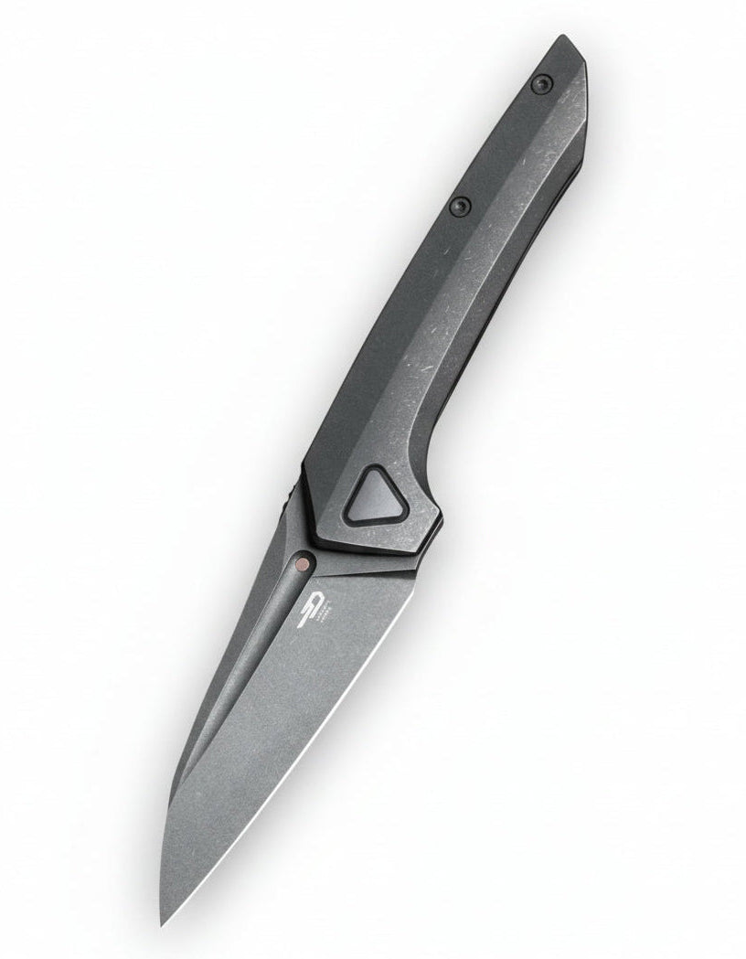 Bestech VK-NAVI BT2404B MagnaCut Blade Titanium Handle Frame Lock Folding Knife