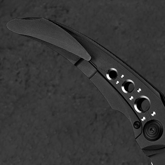 Bestech Razon BT2406B Black Magnacut Blade Black Titanium Handle Folding Knife