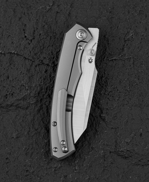 Bestech Clastic BT2407A Magnact Blade Titanium Handle Frame Lock Folding Knife