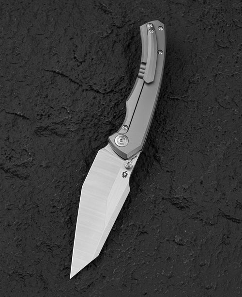 Bestech Clastic BT2407A Magnact Blade Titanium Handle Frame Lock Folding Knife