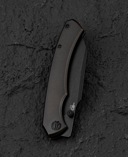 Bestech Clastic BT2407B Magnact Blade Titanium Handle Frame Lock Folding Knife