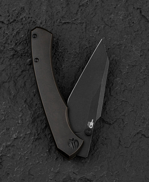 Bestech Clastic BT2407B Magnact Blade Titanium Handle Frame Lock Folding Knife