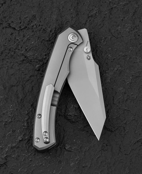 Bestech Clastic BT2407C Magnact Blade Titanium Handle Frame Lock Folding Knife