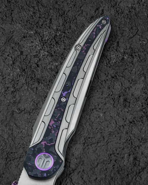 Bestech Prydwen BT2409A Magnacut Blade Titanium Handle Frame Lock Folding Knife