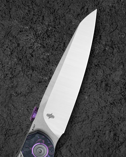 Bestech Prydwen BT2409A Magnacut Blade Titanium Handle Frame Lock Folding Knife