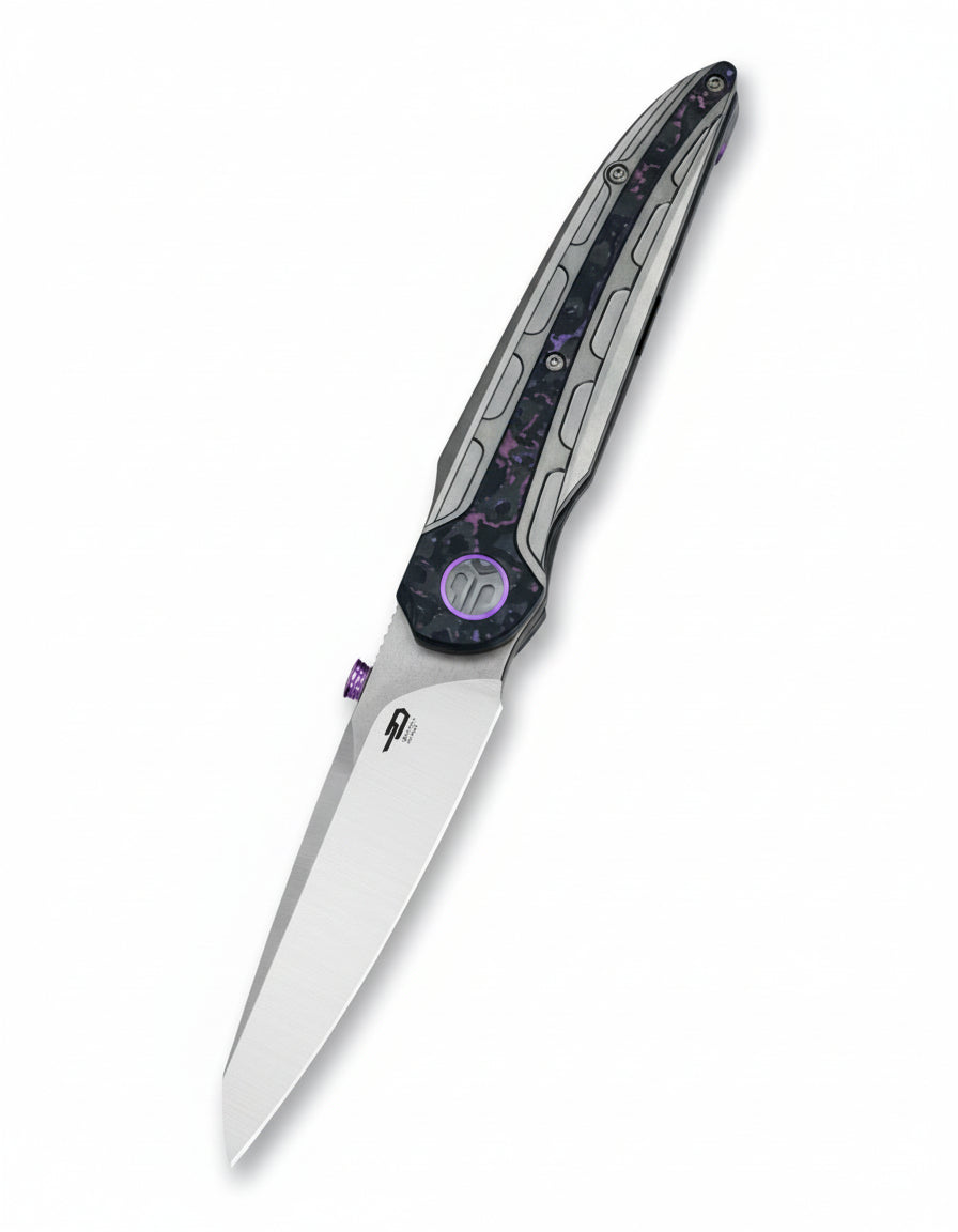 Bestech Prydwen BT2409A Magnacut Blade Titanium Handle Frame Lock Folding Knife