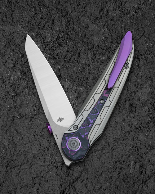 Bestech Prydwen BT2409A Magnacut Blade Titanium Handle Frame Lock Folding Knife