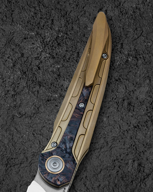 Bestech Prydwen BT2409B Magnacut Blade Titanium Handle Frame Lock Folding Knife