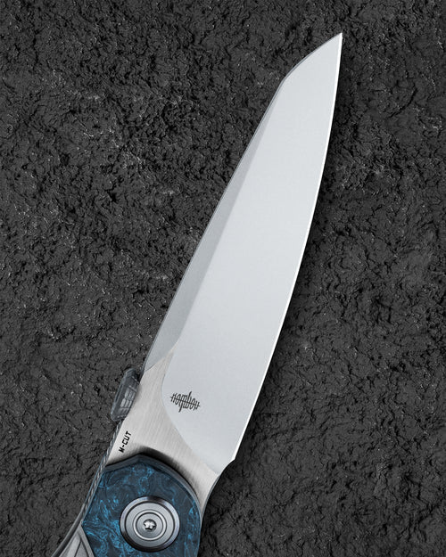 Bestech Prydwen BT2409C Magnacut Blade Titanium Handle Frame Lock Folding Knife