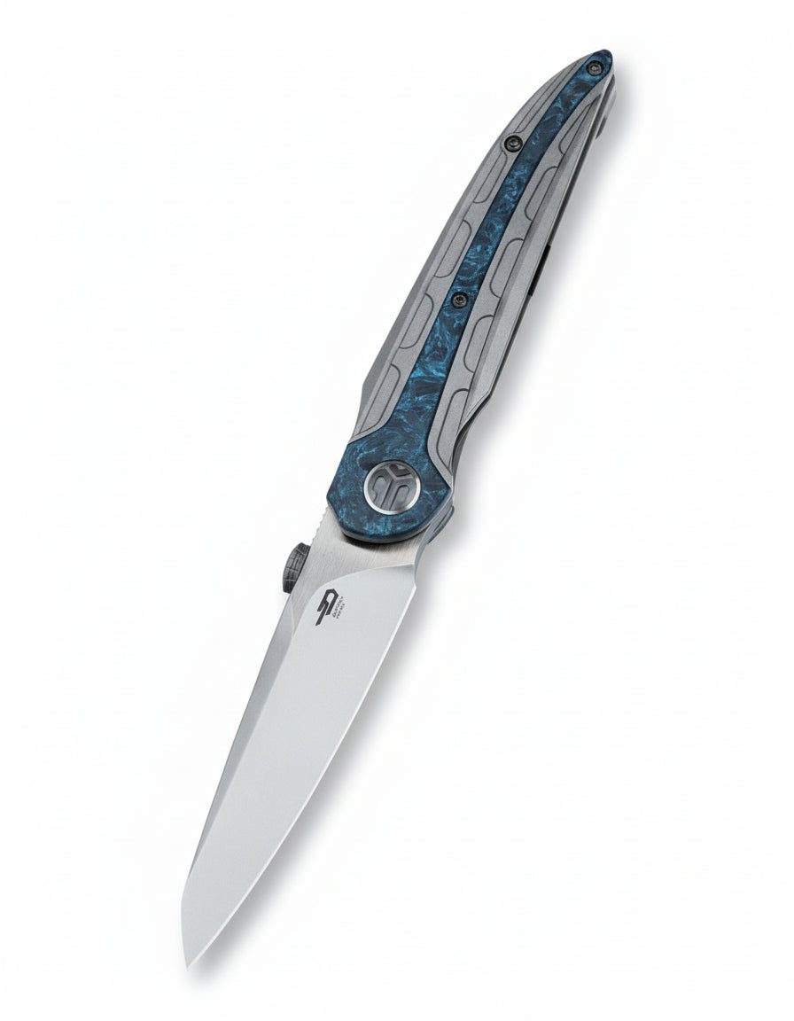 Bestech Prydwen BT2409C Magnacut Blade Titanium Handle Frame Lock Folding Knife